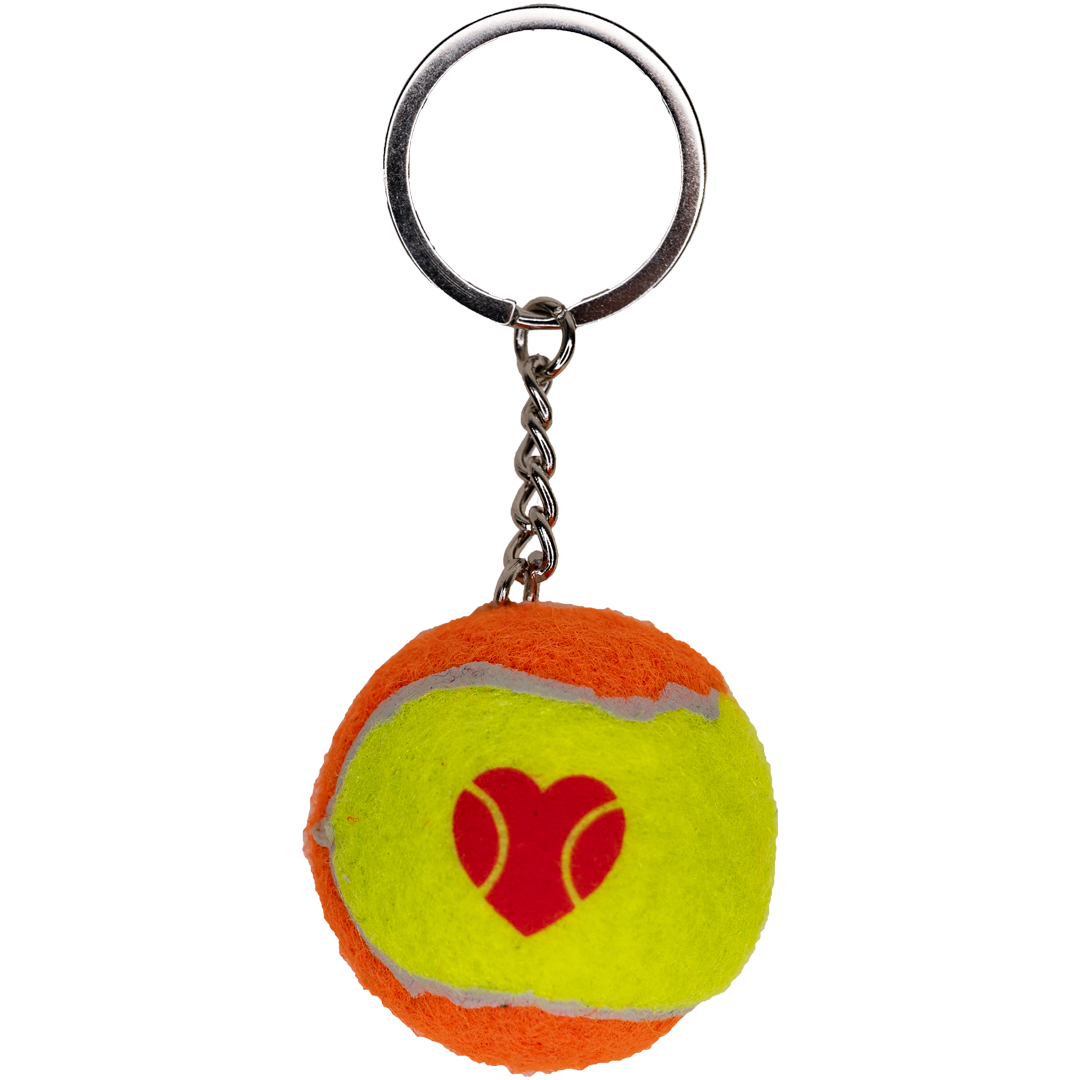 I ❤️ Beach Tennis Keychain