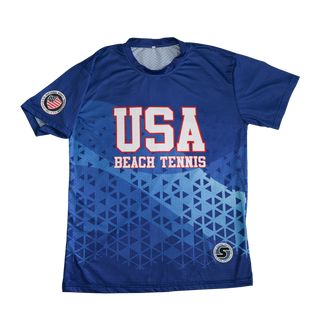 Team USA Beach Tennis Short Sleeve Jersey Tee