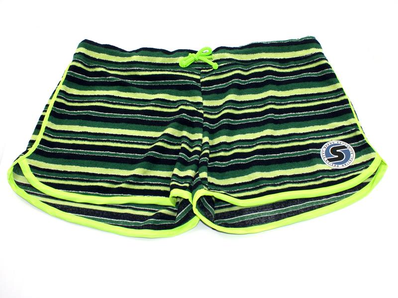 Women's Terry-Cloth Shorts in Green