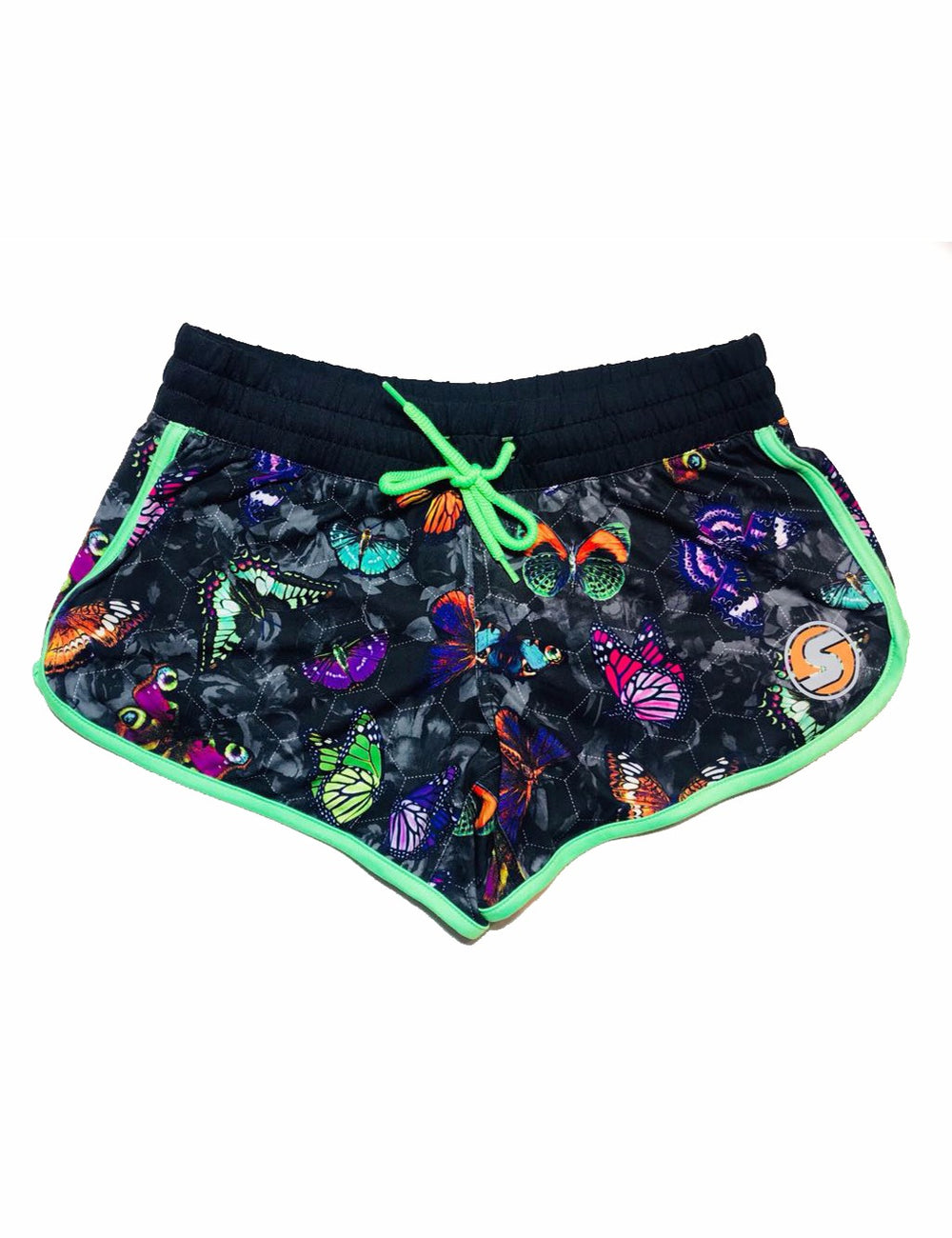 Sexy Brand Marissa Shorts Womens Butterfly Lime