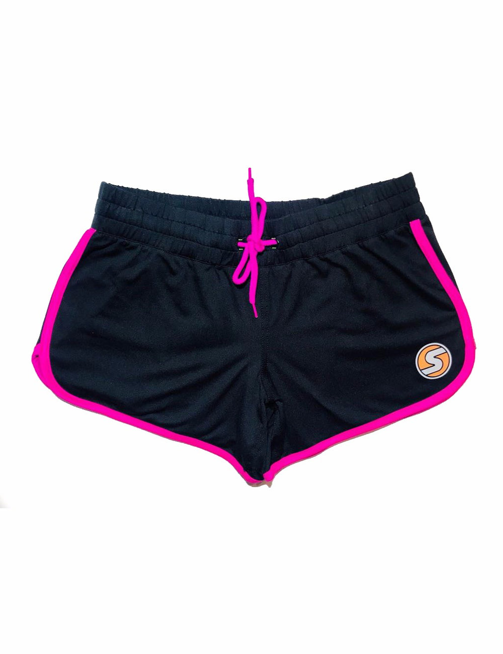 Sexy Brand Marissa Shorts Womens Black Hot Pink