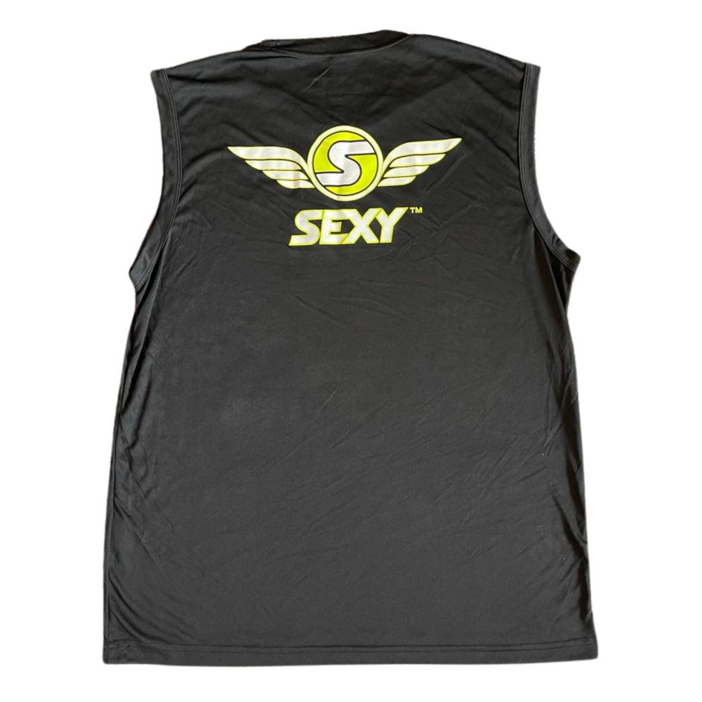 Men's SEXY Wings #Throwback Tank in Blue & Green