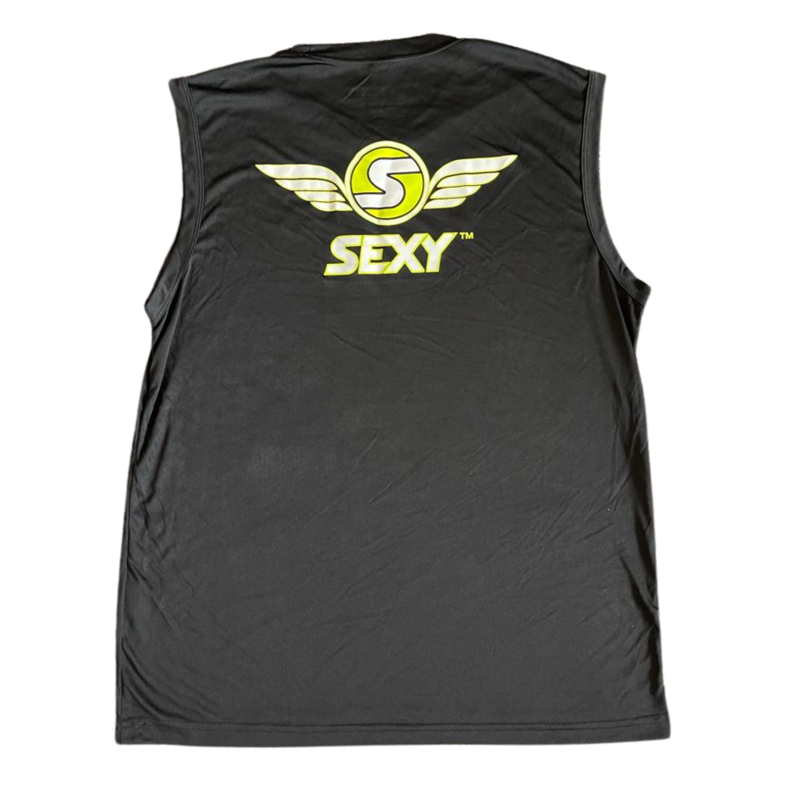 Men's SEXY Wings #Throwback Tank in Blue & Green
