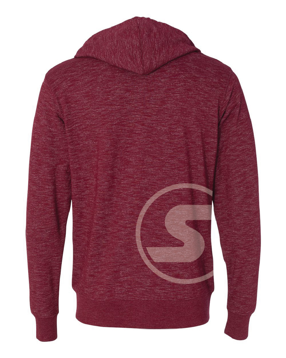 Men's South Of The Border Zip-Up Hoodie in Rojo Cardenal