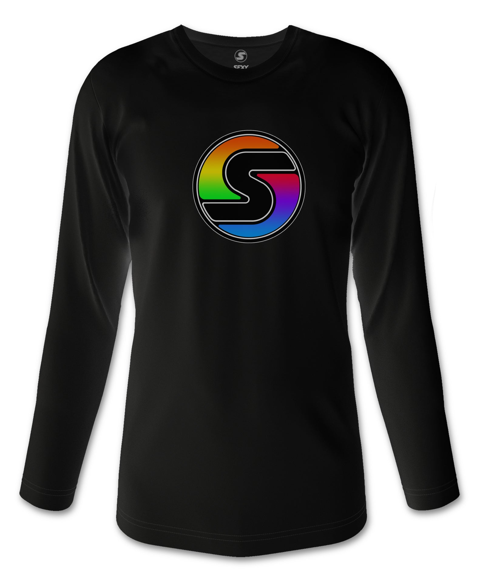 Women's Rainbow "S" Logo Long Sleeve Tee