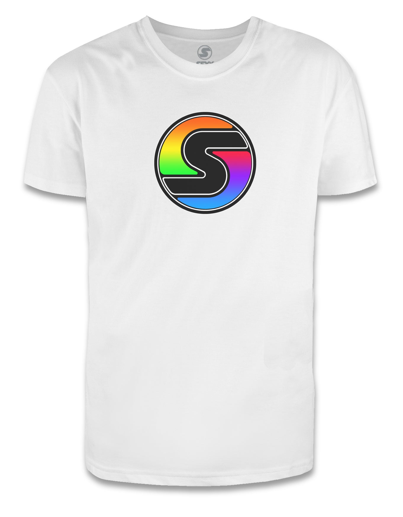 Women's Rainbow "S" Logo Tee