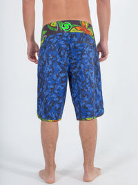 Sexy Brand Mens B'Fly Blue Camo Boardshort back view
