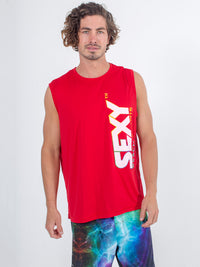 Sexy Brand Stay Dry Competition Tank in Red