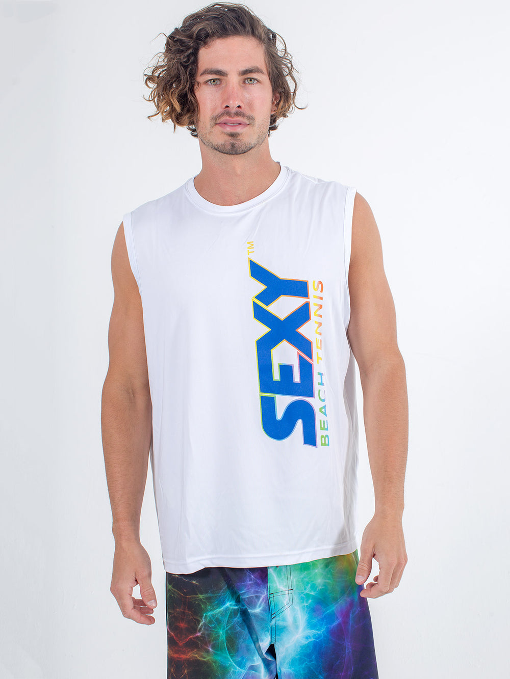 Sexy Brand Stay Dry Competition Tank in White