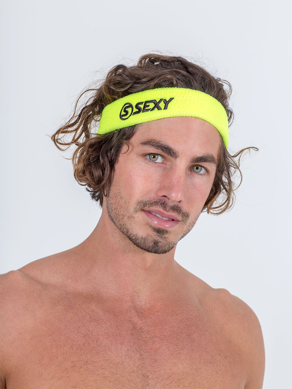 sexy brand beach tennis accessories sweatband yellow